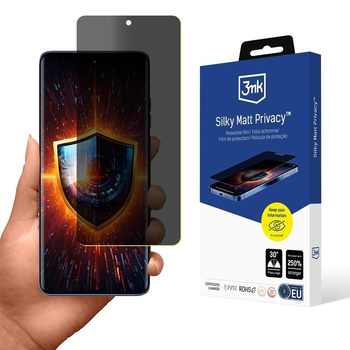 3mk Silky Matt Privacy - Matowa folia prywatyzująca do Motorola Edge 60 Fusion