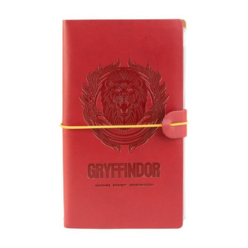 Harry Potter - Gryffindor leather travel notebook 12x19.6cm (Red)