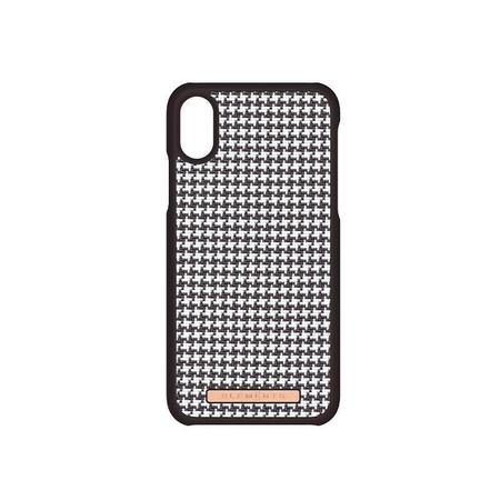 Nordic Elements Saeson Idun - Case for iPhone Xs / X (Dark Brown Pattern 2)