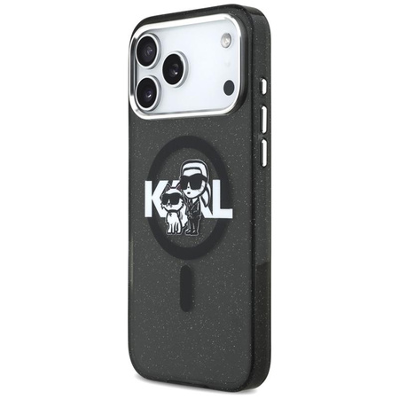 ETUI DO IPHONE 17 PRO MAX do MAGSAFE KARL LAGERFELD ORYGINALNE CZARNE MODNE