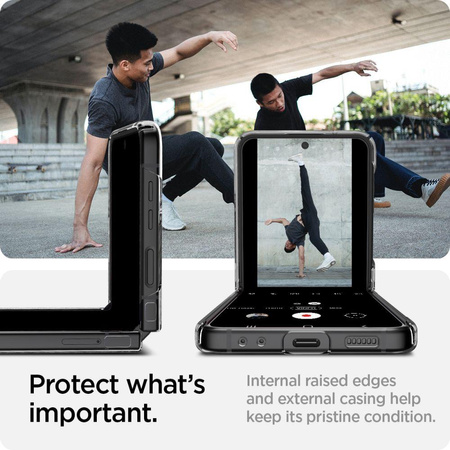Spigen Airskin - Etui pour Samsung Galaxy Z Flip 4 (Transparent)