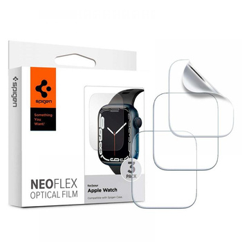 Spigen Neo Flex - Folie für Apple Watch 8/7/6/5/4/SE (45-44) mm (3 Stück)