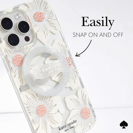 Kate Spade New York Magnetický držák na prst - MagSafe (The Sparkle Silver)