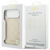 Guess Peony Hot Stamp Script MagSafe - Case iPhone 17 Pro Max (beige)