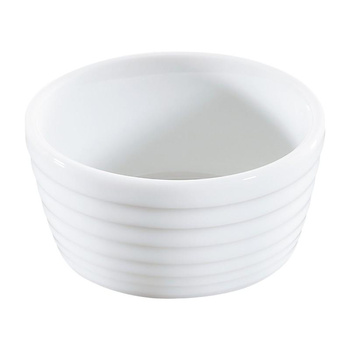 MISECZKA PORCELANOWA ŻAROODPORNA DO DESERÓW, Biała do Zup, Kuchenprofi 11cm