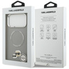 ETUI DO IPHONE 17 PRO MAX do MAGSAFE KARL LAGERFELD ORYGINALNE SZARE MODNE