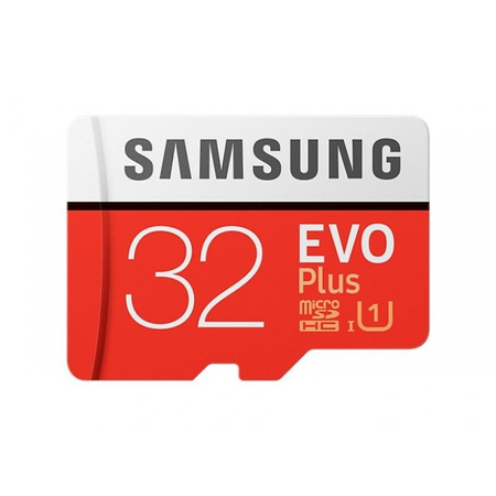 Carte mémoire Samsung MicroSDHC Evo+ - 32Go Class 10 UHS-I U1 95/20 Mbps avec adaptateur