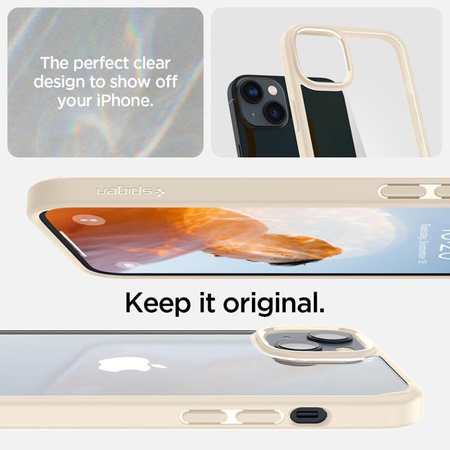 Spigen Ultra Hybrid - Hülle für iPhone 14 (Beige)