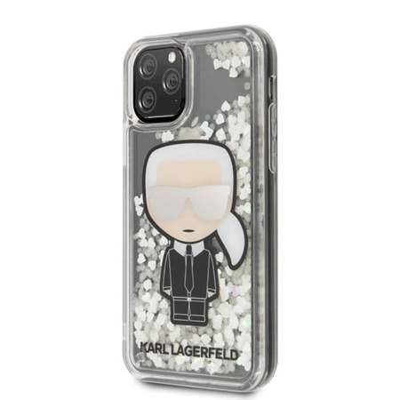 Karl Lagerfeld Glitter Glowdark Iconic - iPhone 11 Pro tok