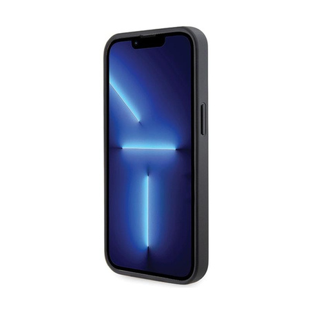 Guess Crossbody 4G fém logó - iPhone 13 Pro Max tok (fekete)