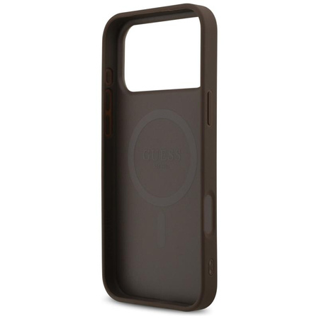 Guess 4G Printed Stripes MagSafe - iPhone 17 Pro Max Case (brown)