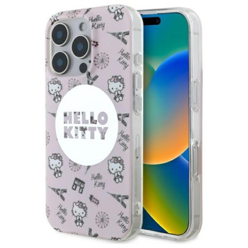 Hello Kitty IML All Over Paris MagSafe - iPhone 16 Pro Max Tasche (rosa)