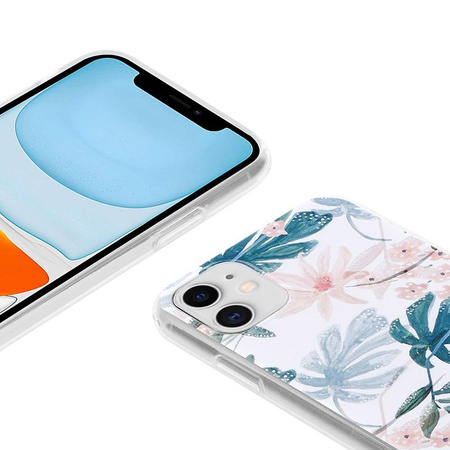 Kryt Crong Flower – kryt na iPhone 11 (vzor 01)