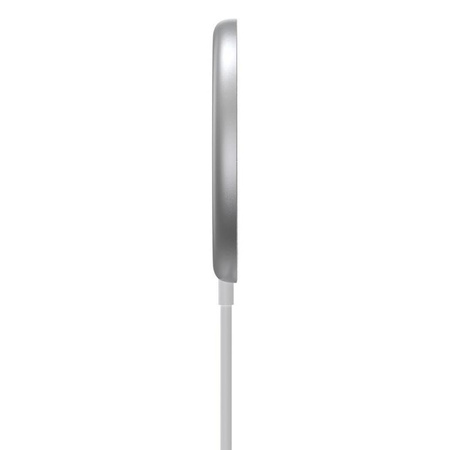 Baseus Simple Mini - Ładowarka indukcyjna bezprzewodowa Mag Safe 15 W (biały)