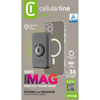 Cellularline Ring MAG 5000 - 5000mAh 7,5W indukční powerbanka MagSafe se stojánkem (černá)