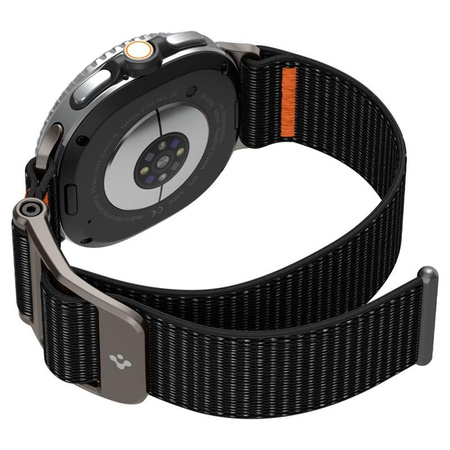 PASEK DO GALAXY WATCH 8 | 8 CLASSIC 40 44 46 SPIGEN ORYGINALNY CZARNY