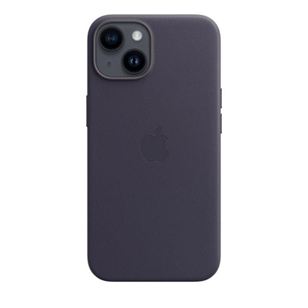 Apple Leather Case - Leather Case with MagSafe for iPhone 14 (ink)