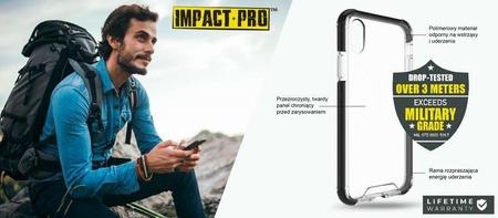 PURO Impact Pro Hard Shield - iPhone XR Case (black)