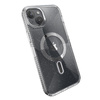 Speck Presidio Lux Grip ClickLock & Magsafe - Etui iPhone 15 Plus (Clear / Chrome Finish / Serene Silver)