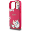 Guess Grained Printed Flower Pattern MagSafe - Case for iPhone 16 Pro (fuchsia)