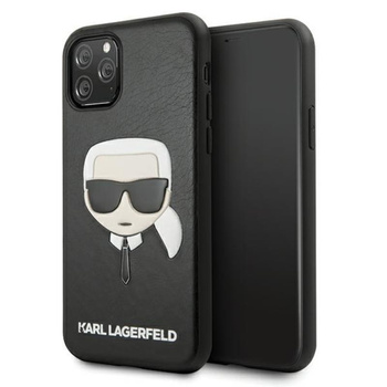 Karl Lagerfeld Silikon Iconic Karl`s Head - iPhone 11 Pro Tasche (schwarz)