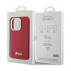Guess Silicone Script Metal Logo & Frame - Coque iPhone 15 Pro Max (magenta)