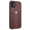 BMW Leder Curve Perforate HC - Tasche für iPhone 11 (rot)