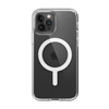Speck Presidio Perfect-Clear + MagSafe - iPhone 12 / iPhone 12 Pro Case with MICROBAN Coating (Clear)