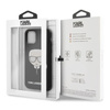 Karl Lagerfeld Iconic Embossed Glitter Case - pouzdro pro iPhone 11 Pro Max (černé)