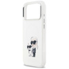 Karl Lagerfeld IML Aquarelle Karl & Choupette & Logo MagSafe - Case for iPhone 17 Pro Max (white)