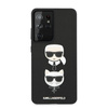 Karl Lagerfeld Saffiano Karl & Choupette Heads - Samsung Galaxy S21 Ultra tok (fekete)