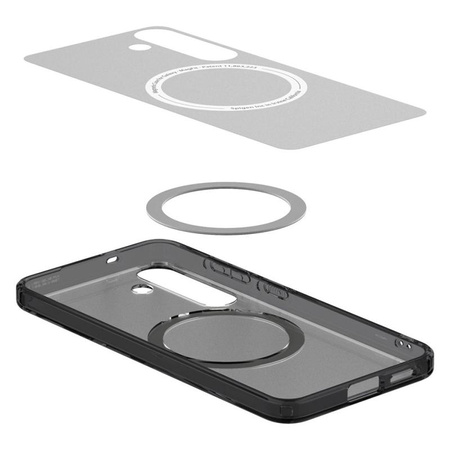 Spigen Ultra Hybrid Mag MagSafe - Etui do Samsung Galaxy S25 (Frost Black)