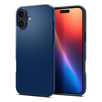 Spigen Thin Fit Mag MagSafe - Hülle für iPhone 16 (Marineblau)