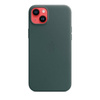 Apple Leather Case - Étui en cuir avec MagSafe pour iPhone 14 Plus (vert forêt)