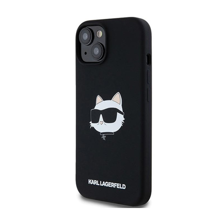 Karl Lagerfeld Silicone Choupette Head MagSafe - iPhone 15 Plus / 14 Plus Case (black)