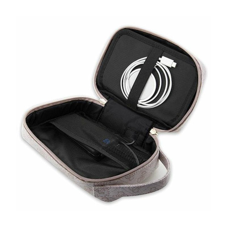 Guess 4G Printed Stripes Travel Universal Bag - Accessory Organizer (Pink)