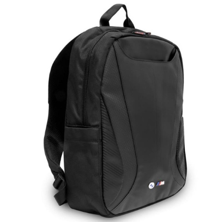 BMW Carbon&Leather Tricolor - Notebook Backpack 16" (Black)