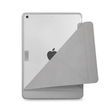 Moshi VersaCover - Etui origami iPad 10.2" (2021 / 2020 / 2019) (Stone Gray)