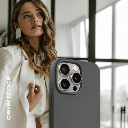 Crong Color Cover Magnetic - pouzdro pro iPhone 15 Pro Max MagSafe (Titanium)