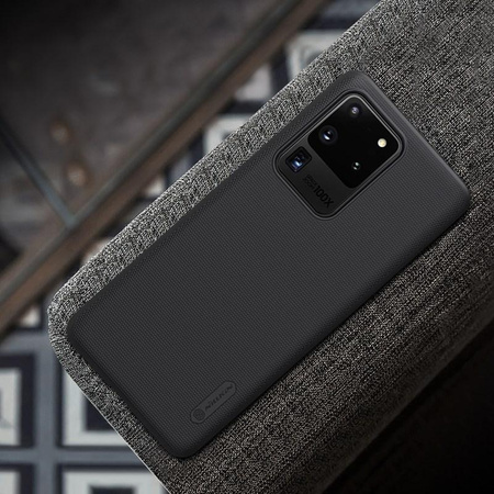 Nillkin Super Frosted Shield - Samsung Galaxy S20 Ultra tok (fekete)