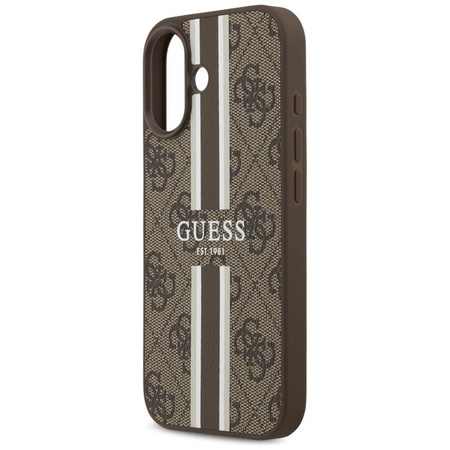 Guess 4G Printed Stripes MagSafe - iPhone 17 Case (brown)