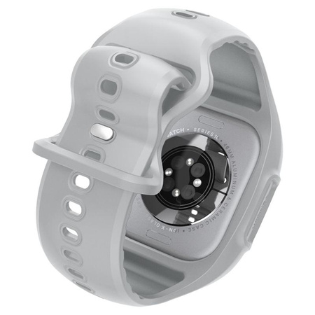 Spigen Liquid Air Pro - Řemínek s pouzdrem pro Apple Watch 10 46 mm (Šedá)