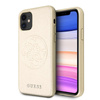 Guess Saffiano 4G Circle Logo - iPhone 11 tok (arany)