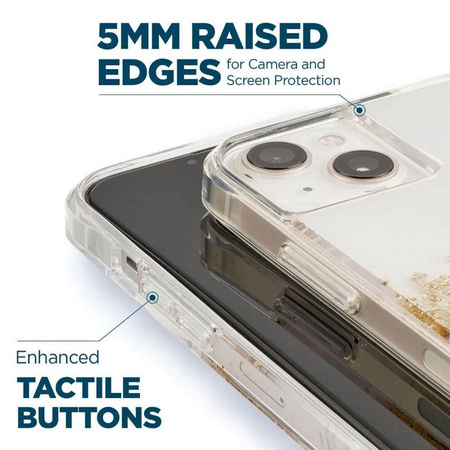Case-Mate Karat - iPhone 14 Plus Hülle mit Gold verziert (Marmor)