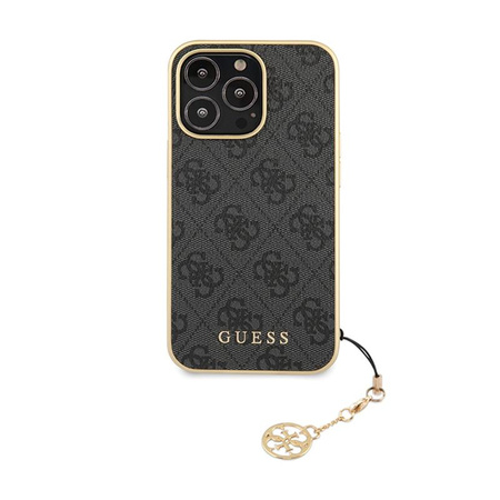 Guess 4G Charms Collection - pouzdro pro iPhone 14 (šedé)