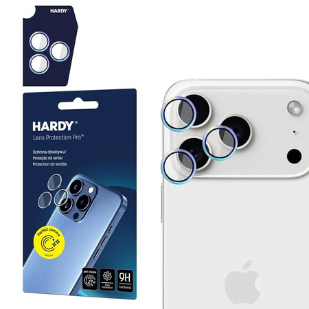 3mk HARDY Lens Protection Pro - Kameraschutzglas für iPhone 17 Pro / iPhone 17 Pro Max (Rainbow)