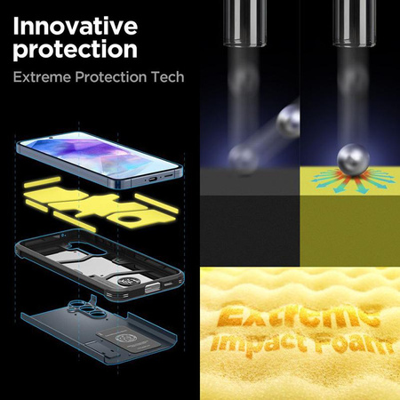 Spigen Tough Armor - tok Samsung Galaxy A55 5G (fém pala)