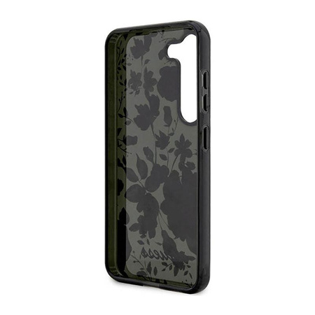 Guess Flower Collection - Samsung Galaxy S23+ tok (khaki)