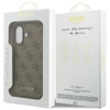 ETUI DO IPHONE 17 BRĄZOWE GUESS CLASSIC ORYGINALNE ELEGANCKIE MODNE CASE