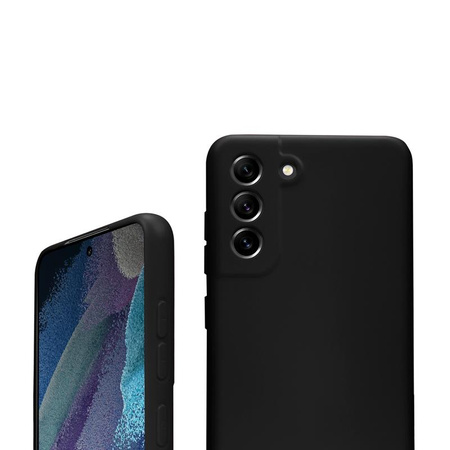 Crong Color Cover - Etui Samsung Galaxy S21 FE (czarny)